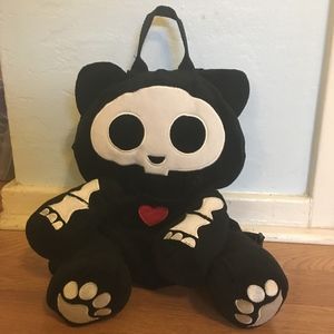 plush cat backpack